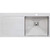 Professional Series Single Bowl Topmount Sink with Drainer 1 Tap Hole [141898]