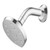 Kiri MK2 Satrinjet Shower Low Flow on Modern Arm 5Star Chrome [192918]