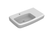 Lucca Right Hand Shelf Basin 750mm x 470mm Chrome Pop-Up Plug and Waste (No Overflow) 1 Tap Hole [198778]