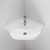 Opal Sole Corner Wall Basin White 1 Tap Hole [125344]