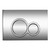 Wall Dual Flush Button Round Chrome [153205]