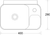 Gemelli Compact Wall Basin 400mm x 290mm with Pop-Up Plug & Waste 1 Tap Hole [198818]