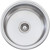Solitaire Round Bowl Topmount or Undermount Sink 0 Tap Holes [069695]