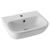 Emilia 450 Wall Basin 450 x 340 Pop Up 1 Tap Hole [198719]