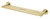 Radii Metal Shower Shelf with Round Plate Brushed Gold [155304]