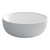 Shinto Freestanding Cast Stone Round Bath 1350mm Matte White [158200]