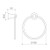 Elegance Towel Ring [140594]