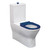 Delta Care Extended S Trap Back-to-Wall Suite Blue Seat Wheel Chair Compliant 4Star [191782]