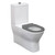 Delta Care Extended SNV Back-to-Wall Faced Suite Grey Seat [191783]