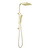 Celia Bianca Square Twin Shower Set 4Star Brushed Gold [181342]