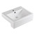 Belinda Semi-Recessed Basin 525mm x 425mm x 153mm Gloss White Ceramic 1 Tap Hole [193176]