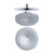 Opal Shower Head 250mm Round 3Star Chrome [195860]