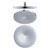 Opal Shower Head 250mm Round 3Star Chrome [195860]