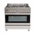 90cm 5 Burner Gas Freestanding Oven Stainless Steel [285428]