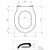Opal II Double Flap Soft Close Toilet Seat with GermGard White [140523]