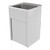 Projix Laundry Cabinet 45L 600mm x 500mm w/Bypass Plug & Waste [182432]