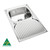 Single Bowl Sink 770mm Right Hand Stainless Steel [139368]