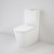 Luna Square Cleanflush Wall Faced Close Coupled Toilet Suite Bottom Entry White 4Star [154638]