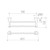 Elegance Double Towel Rail [143409]