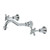 Lillian Shepherds Crook Bath Set 1/4 Turn Chrome [158240]