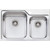 Nu-Petite 1 & 3/4 Bowl Topmount Sink Left Bowl 1 Tap Hole [048325]