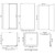 Trinidad Shower Enclosure Square Centre 900mm x 900mm Chrome [124062]