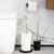 Ashgrove Toilet Brush & Holder Ceramic Black [275321]