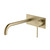 Venice Wall Bath or Basin Mixer (Curved 200mm Spout and Wall Plate) 5Star Classic Gold [203462]