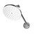Rome High Rise Shower 3Star Gunmetal [203427]