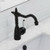 Eleanor Shepherds Crook Basin Mixer w/Handle Matte Black/Ceramic 5Star [156966]