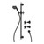 Set Lillian Modern Vintage Rail Shower Matte Black [158247]