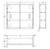 Mirror Cabinet with Side Panels 750mm Industrial [169158]