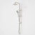 Luna System Shower on Rail w/Overhead Brushed Nickel 4Star [194568]