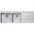 Sonetto 1 & 3/4 Left Hand Bowl Topmount Sink with Drainer Stainless Steel 1 Tap Hole [129427]