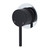 Kaya Wall Bath/Shower Mixer Small Round Plate Matte Black with Chrome Plate [201602]