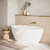 Naples Freestanding Oval Bath 1700mm White [159622]