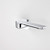 Urbane II Swivel Bath Outlet Square Cover Plate 220mm Spout Chrome [196300]
