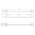 Radii Metal Shower Shelf with Round Plate Matte Black [129780]