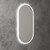 Beau Monde LED Mirror Matte White Frame [273186]
