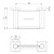 Radii Soap Dish with Square Plate Matte Black [129782]