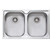 Diaz Double Bowl Topmount Sink 1 Tap Hole [112994]