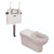 Life Assist Air Wall Faced Econoflush Toilet Suite Includes White Seat & Standard Connector [136072]