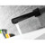 Hustle Fixed Bath Outlet Matte Black [169309]