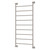 Lillian Heated Towel Rail Brushed Nickel 9 Bars 600 x 1208 x 95mm [285250]