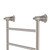 Lillian Heated Towel Rail Brushed Nickel 9 Bars 600 x 1208 x 95mm [285250]