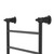 Lillian Heated Towel Rail Matte Black 9 Bars 600 x 1208 x 95mm [285251]