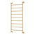 Lillian Heated Towel Rail Urban Brass 9 Bars 600 x 1208 x 95mm [285252]