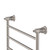 Lillian Heated Towel Rail Brushed Nickel 4 Bars 600 x 458 x 95mm [285286]
