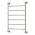 Lillian Heated Towel Rail Brushed Nickel 6 Bars 600 x 808 x 95mm [285300]