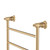 Lillian Heated Towel Rail Urban Brass 6 Bars 600 x 808 x 95mm [285288]